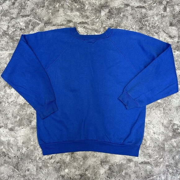 Vintage 90’s New York Giants Crewneck Sweatshirt Size M Harley 1991 NFL Blue - Picture 2 of 6